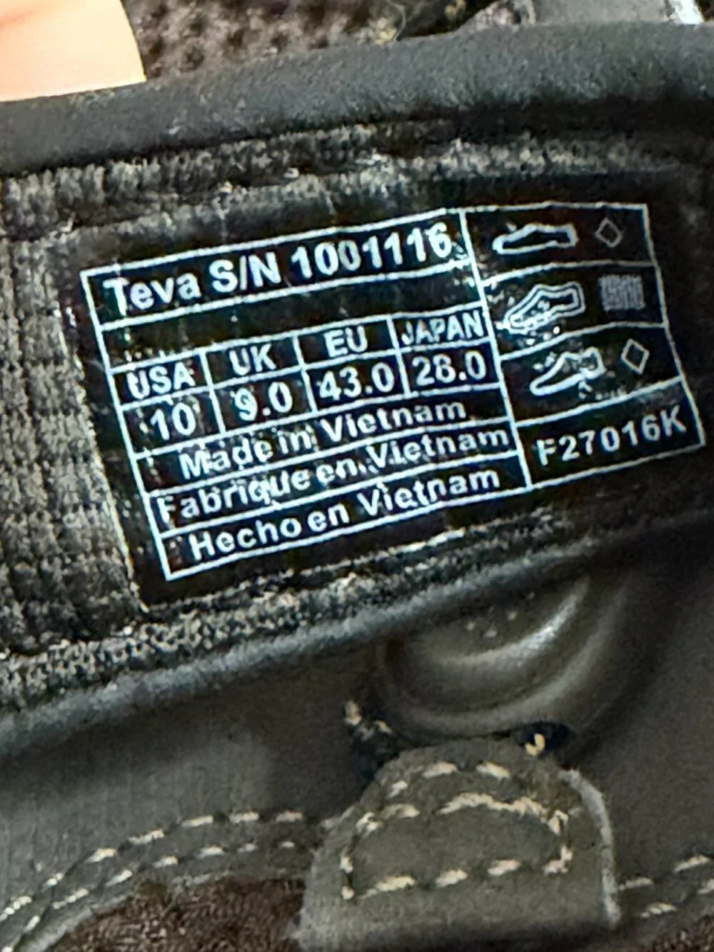 Teva Men's Forebay Fisherman Sandals Browns Strap Size 10